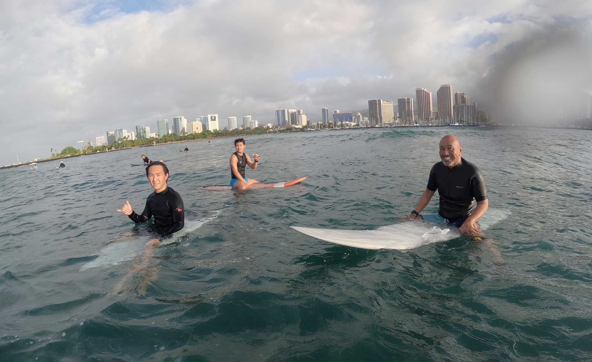 サーフィンレッスン in ハワイ 2026年1月6日