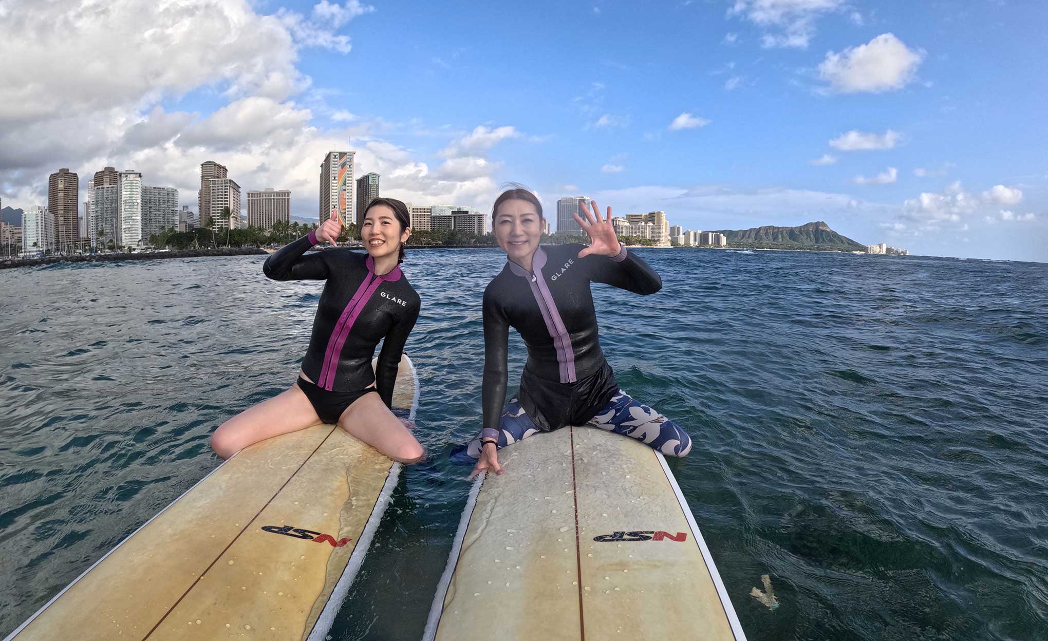 サーフィンレッスン in ハワイ 2026年1月20日