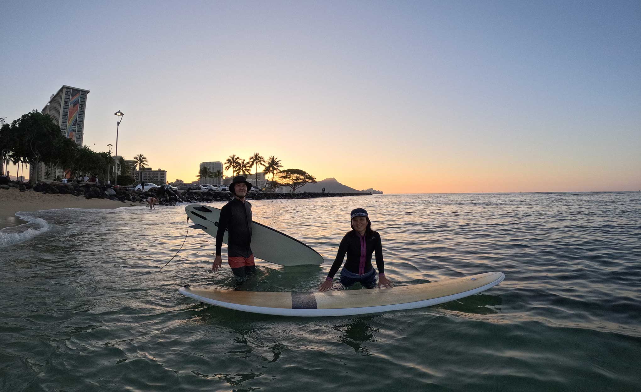 サーフィンレッスン in ハワイ 2026年1月25日