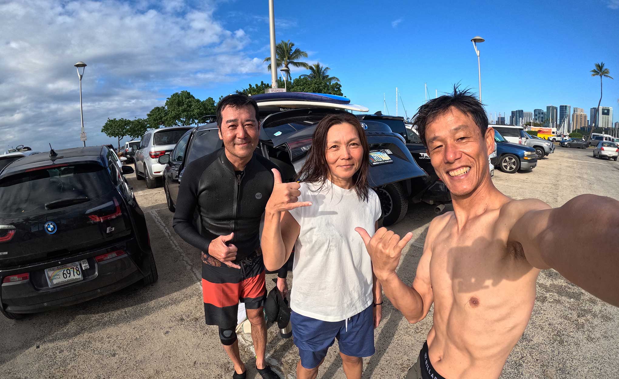 サーフィンレッスン in ハワイ 2026年1月27日