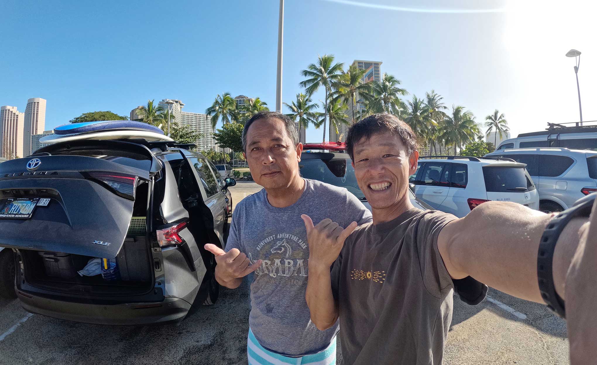 サーフィンレッスン in ハワイ 2026年2月3日