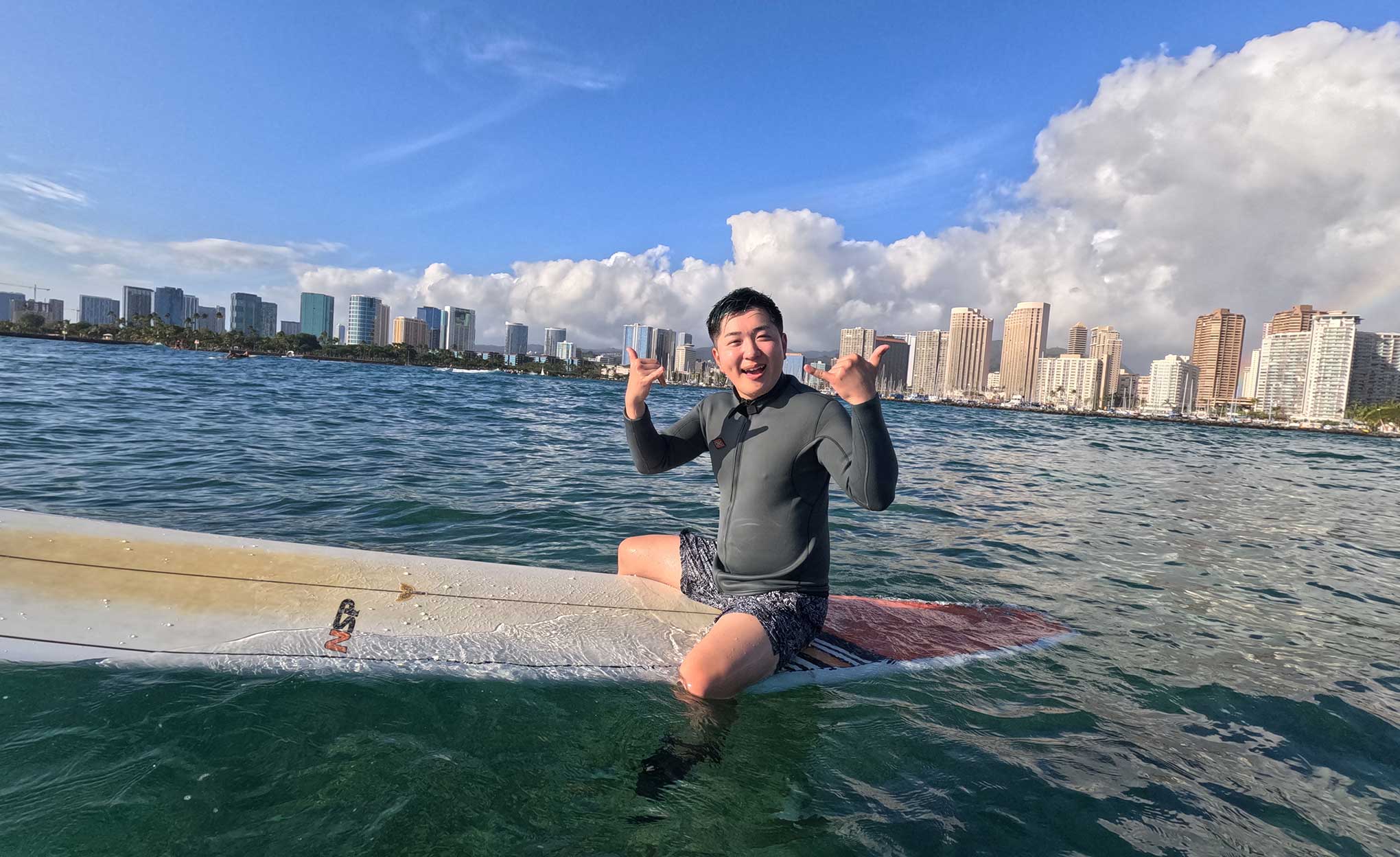 サーフィンレッスン in ハワイ 2026年3月6日