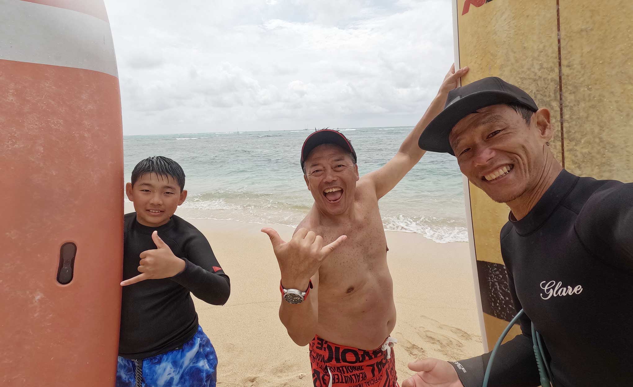 サーフィンレッスン in ハワイ 2026年3月10日