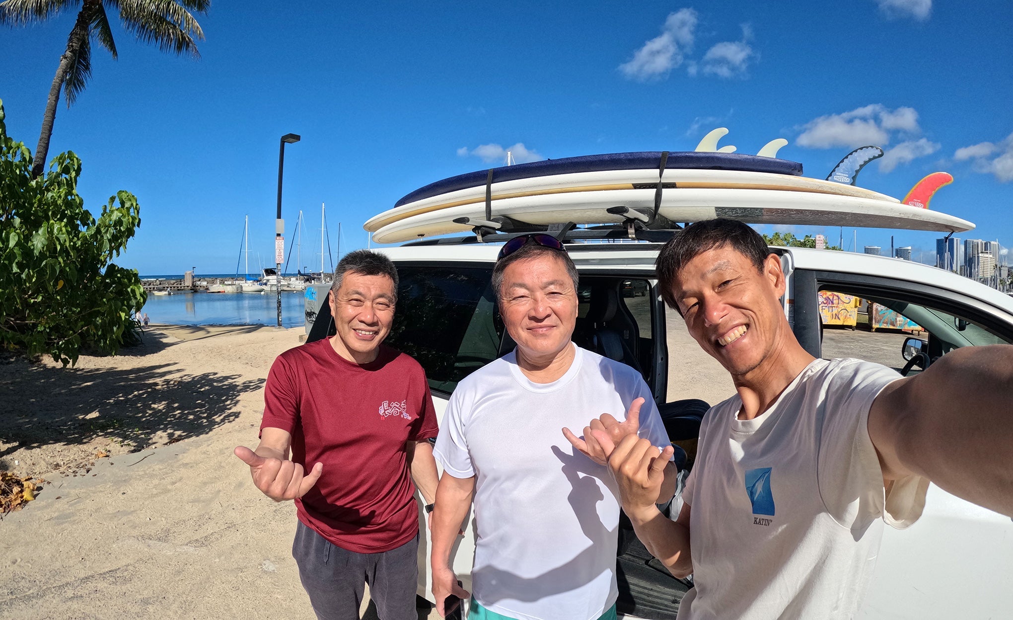 サーフィンレッスン in ハワイ 2025年3月23日