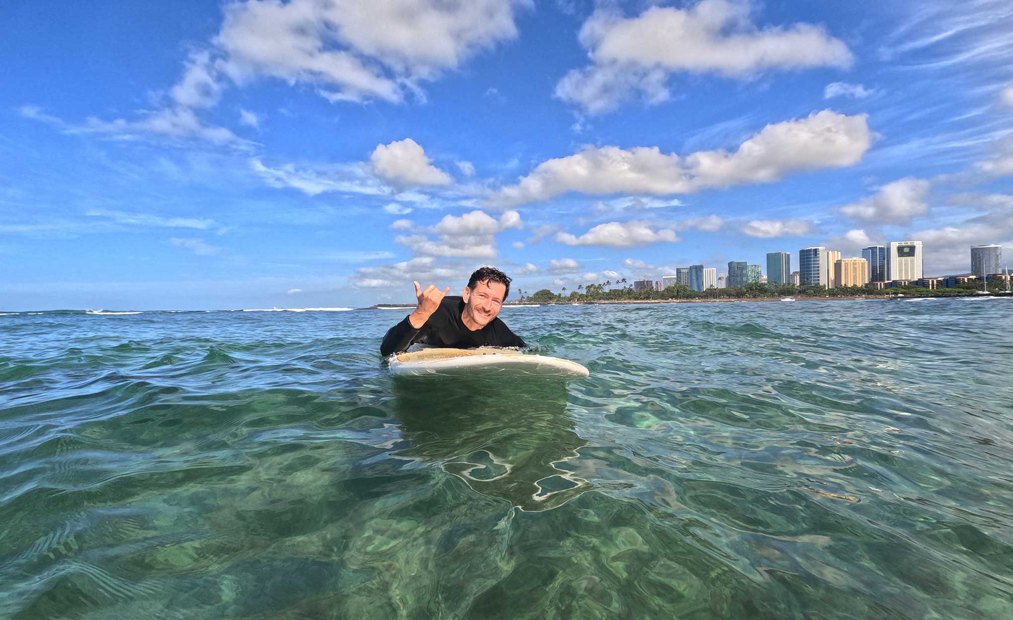 サーフィンレッスン in ハワイ 2026年4月16日