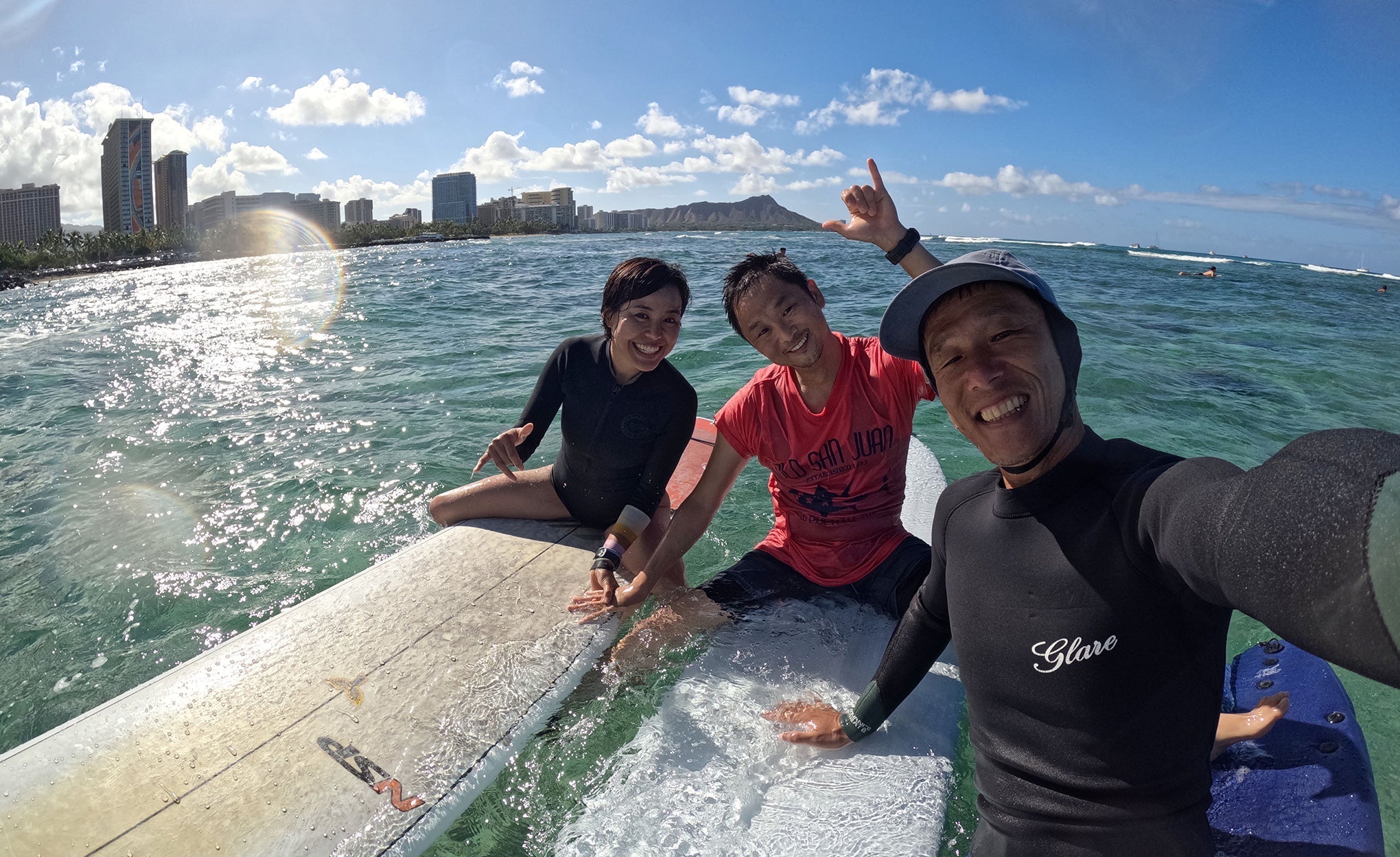 サーフィンレッスン in ハワイ 2025年7月6日