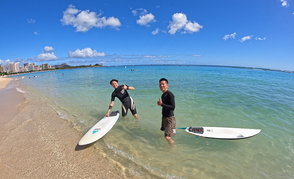 サーフィンガイド&レッスン in ハワイ 2024年8月9日