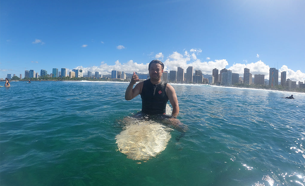 サーフィンガイド&レッスン in ハワイ2023年8月13日