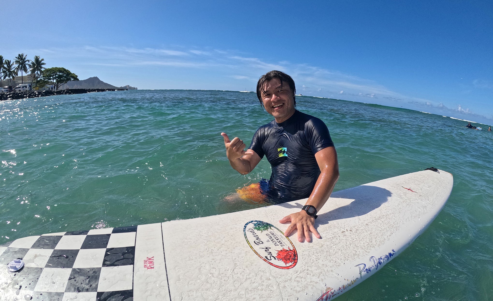 サーフィンレッスン in ハワイ 2025年8月25日