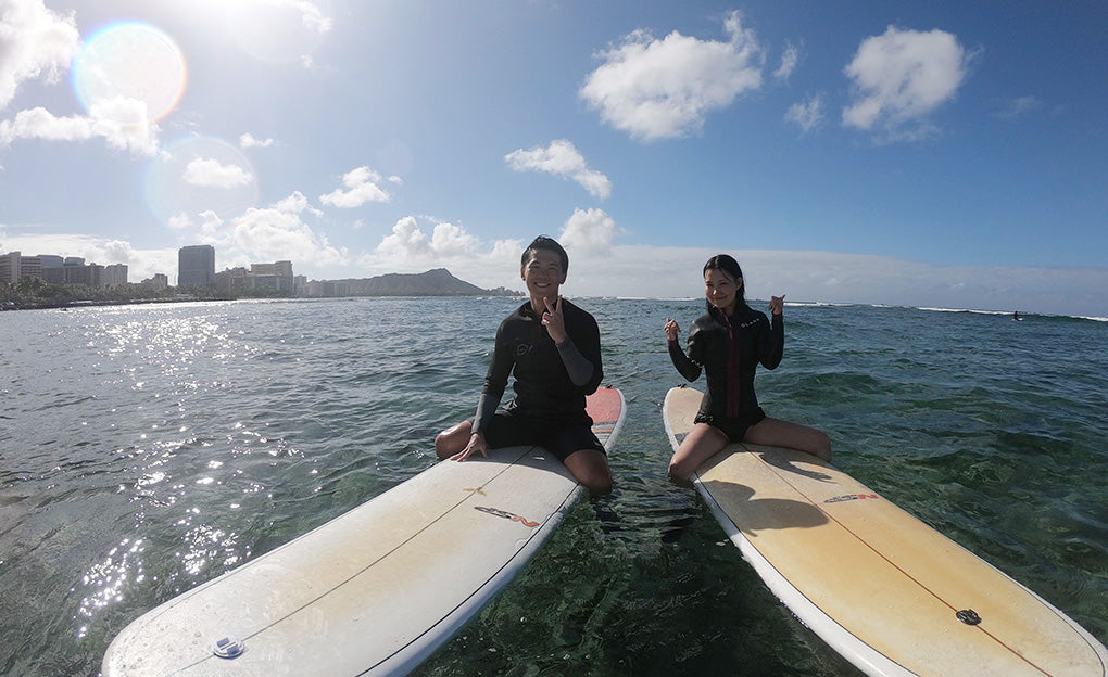 サーフィンレッスン in ハワイ 2024年9月1日