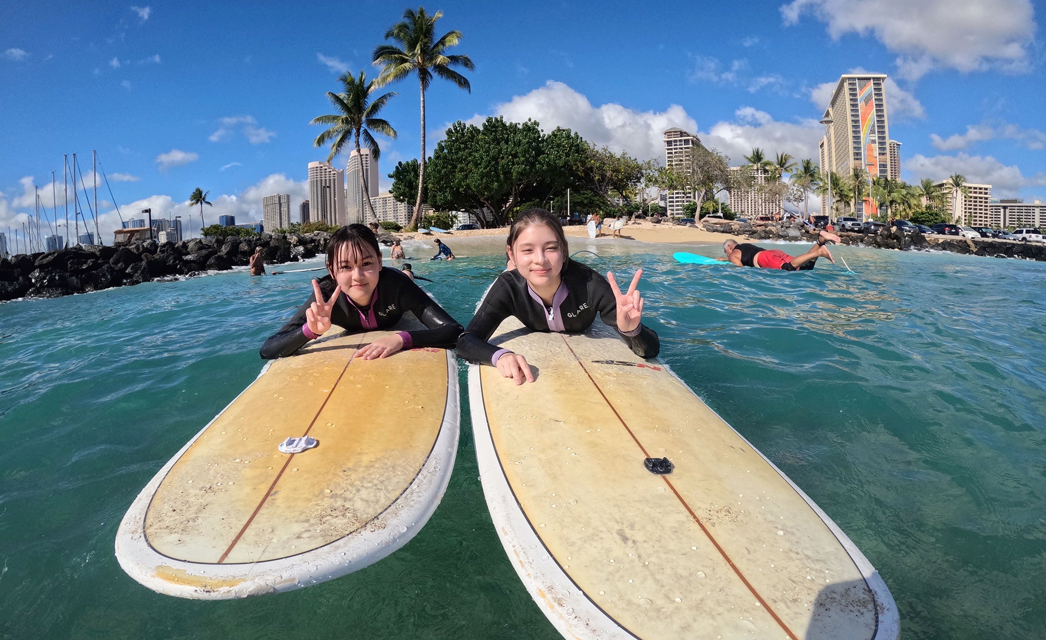 サーフィンレッスン in ハワイ 2025年9月9日