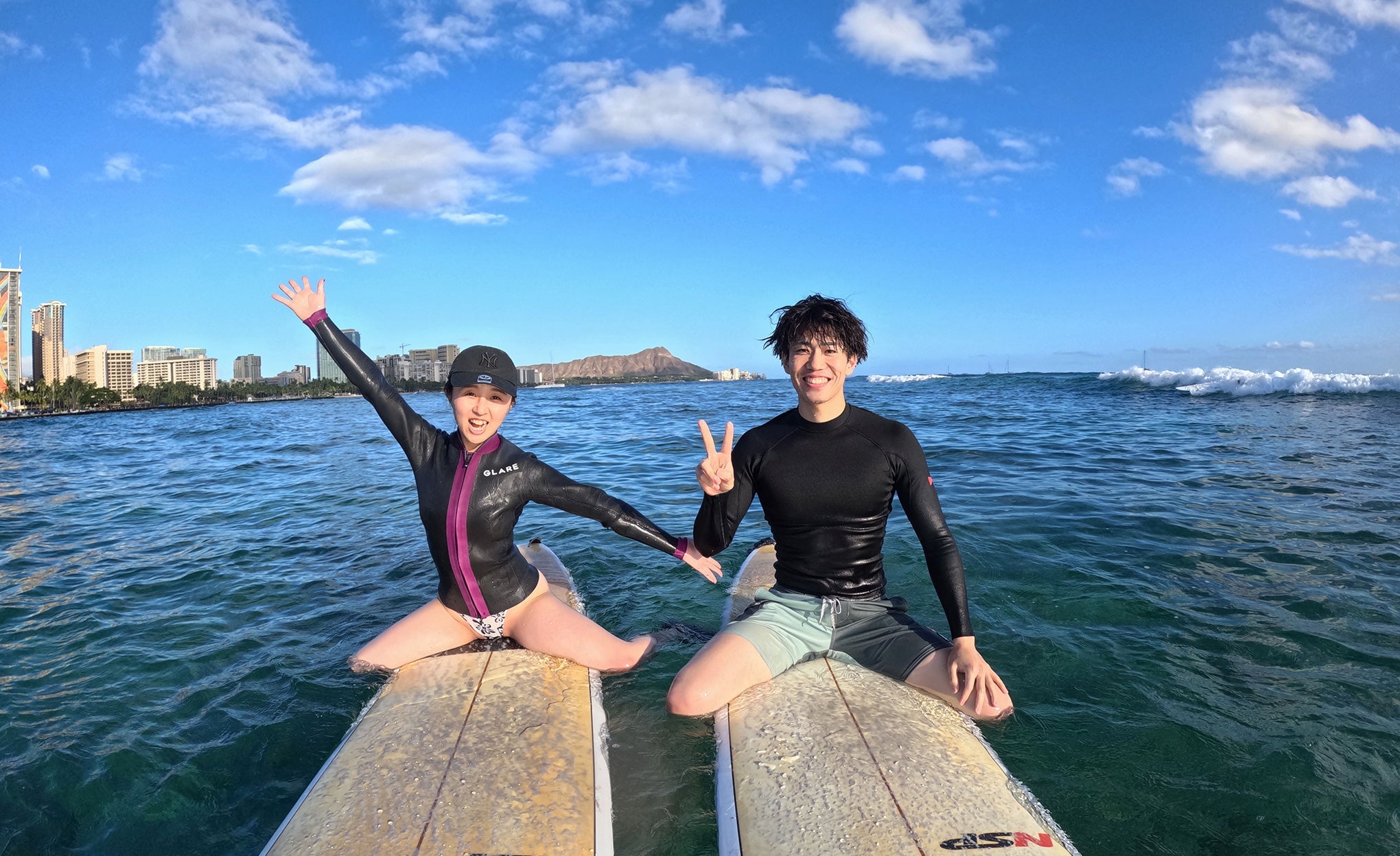サーフィンレッスン in ハワイ 2025年9月10日