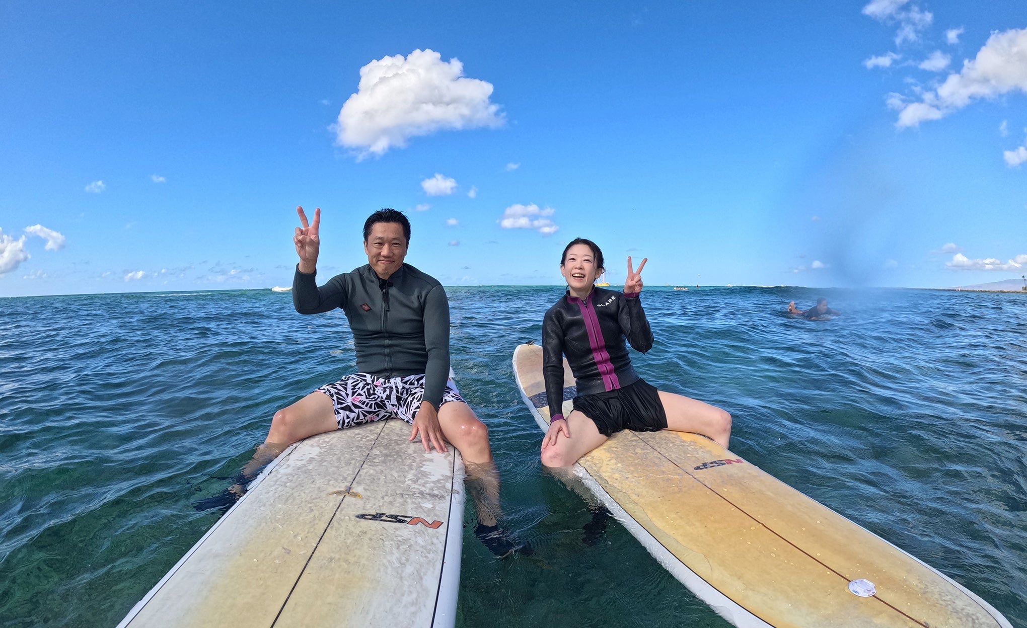 サーフィンレッスン in ハワイ 2025年9月16日