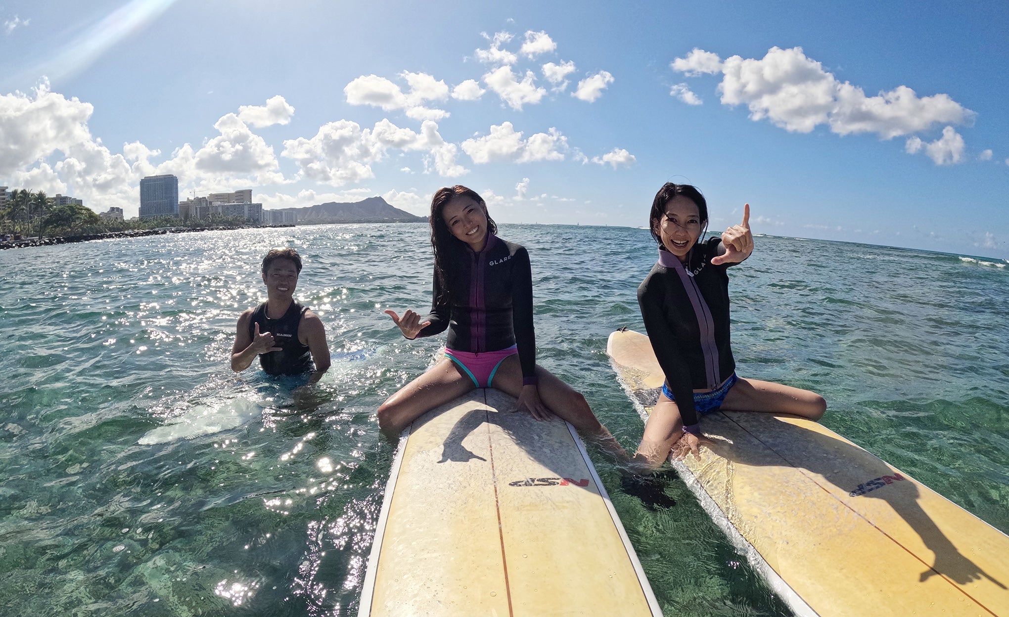 サーフィンレッスン in ハワイ 2025年9月23日