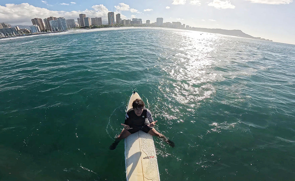 サーフィンレッスン in ハワイ 2024年10月16日