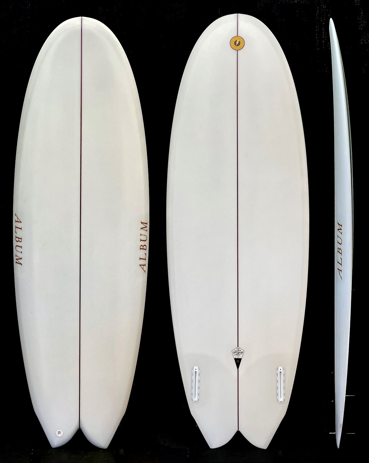 LIGHTCHUNK - 5'04" X 20.35 X 2.35, 32.4L FUTURES GHOST GRAY TINT