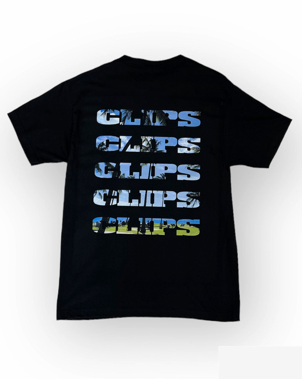 CLIPS HI PHOTO T-SHIRT - BLACK
