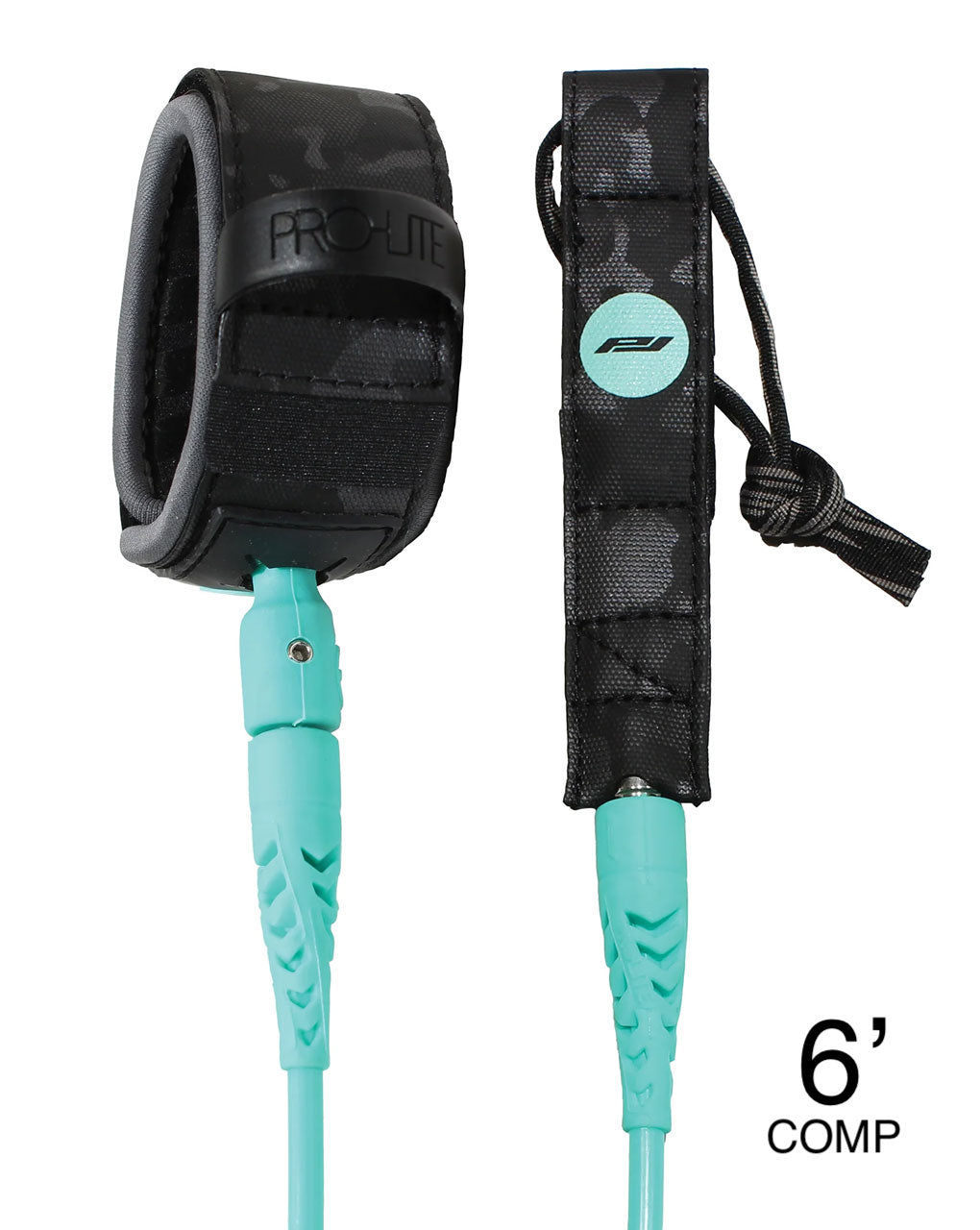 PRO LITE COMP 6'0" LEASH - TEAL