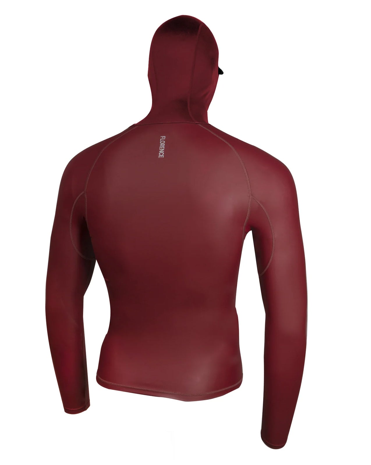WINDSHIELD HOODED LONG SLEEVE RASHGUARD - MAROON