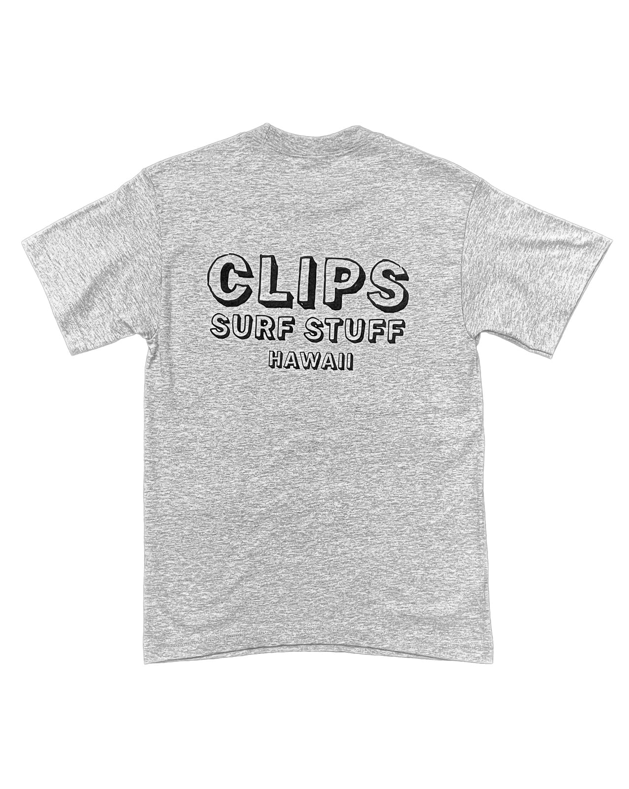 CLIPS SURF STUFF T-SHIRT - LIGHT STEEL
