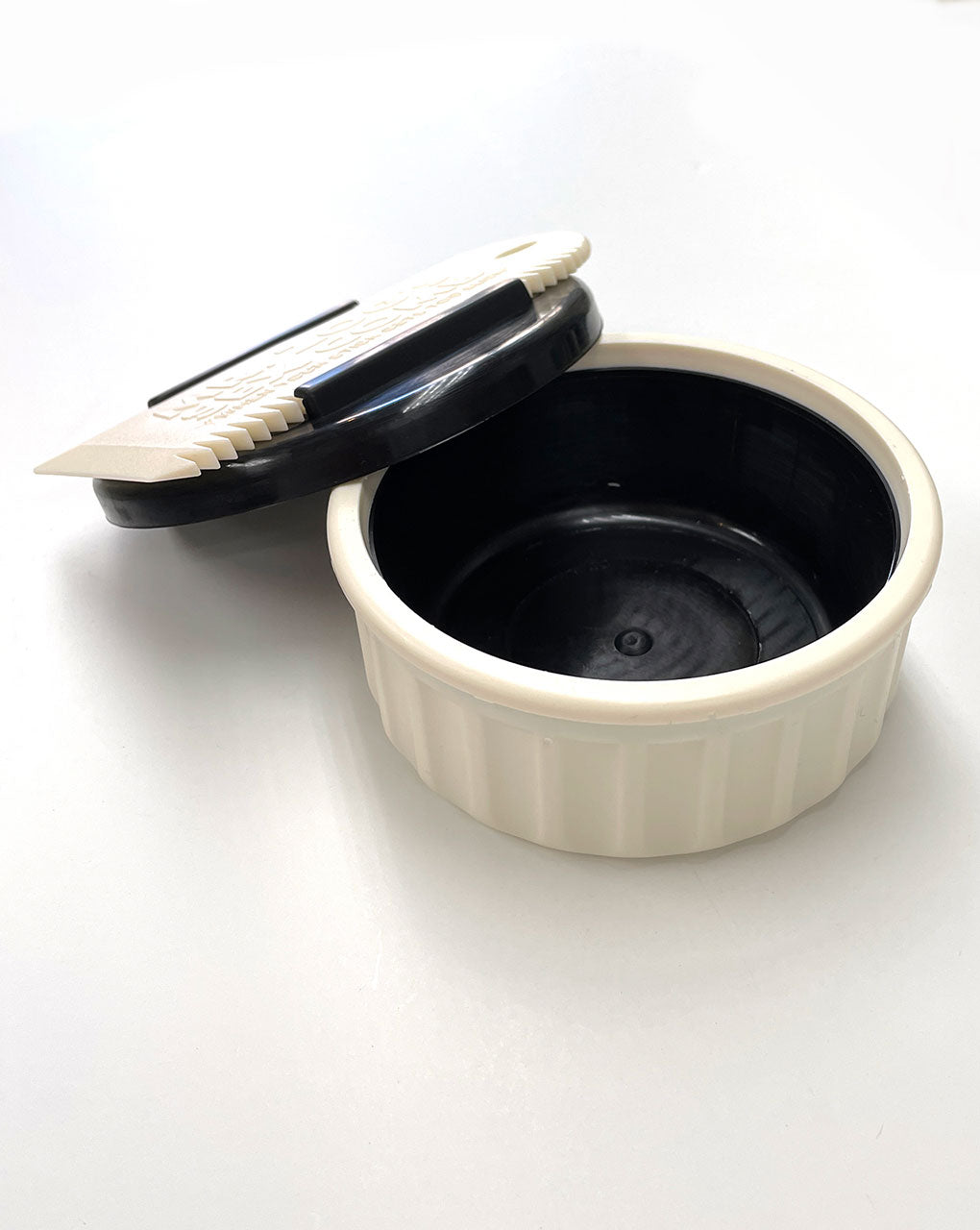 SEX WAX CONTAINER WHITE with BLUE COMB