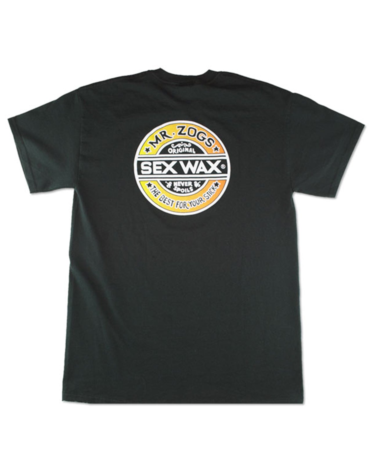 SEX WAX FADE SHORT SLEEVE TEE - BLACK