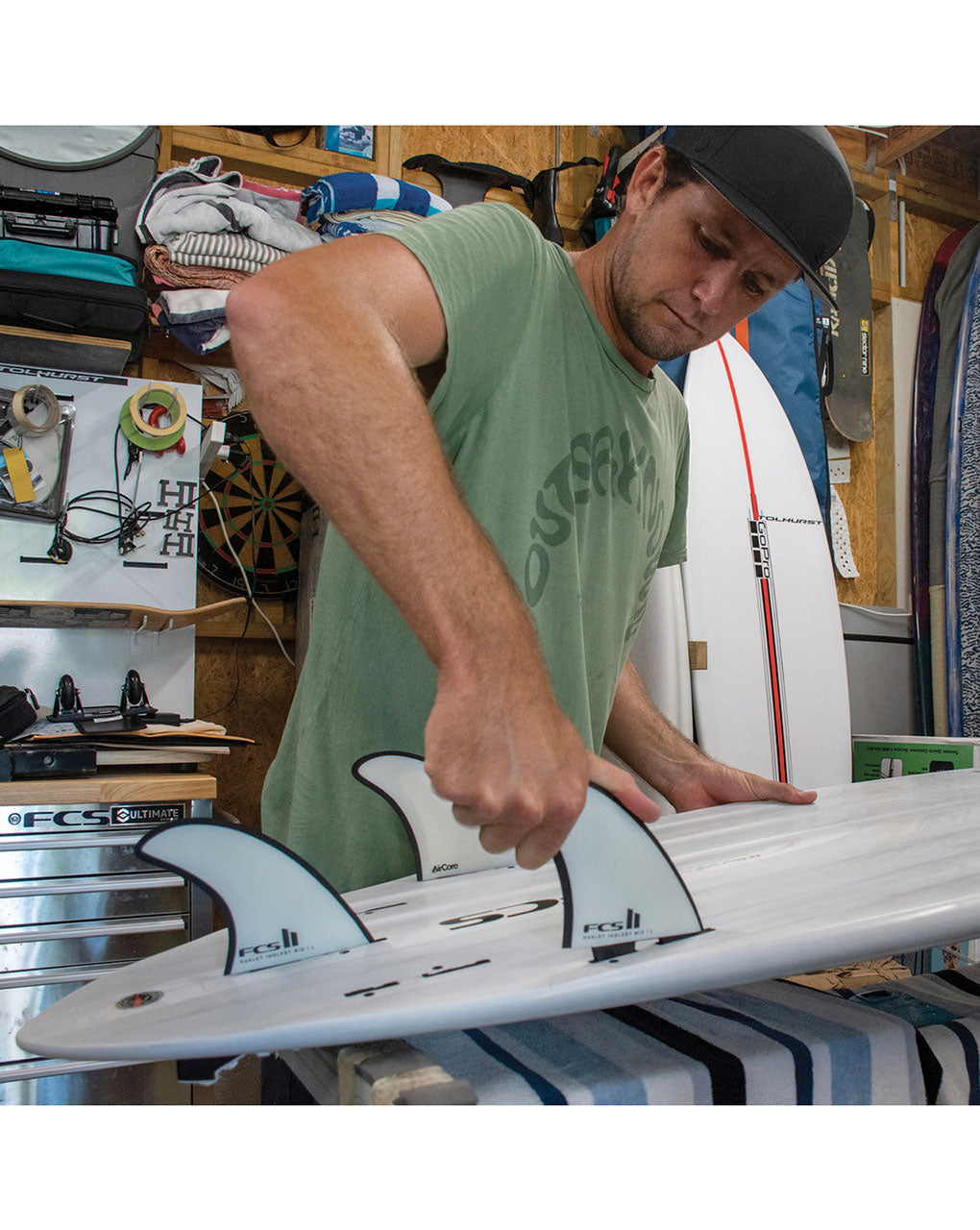 FCS II HARLEY INGLEBY PC MID-LENGTH TRI-QUAD FIN