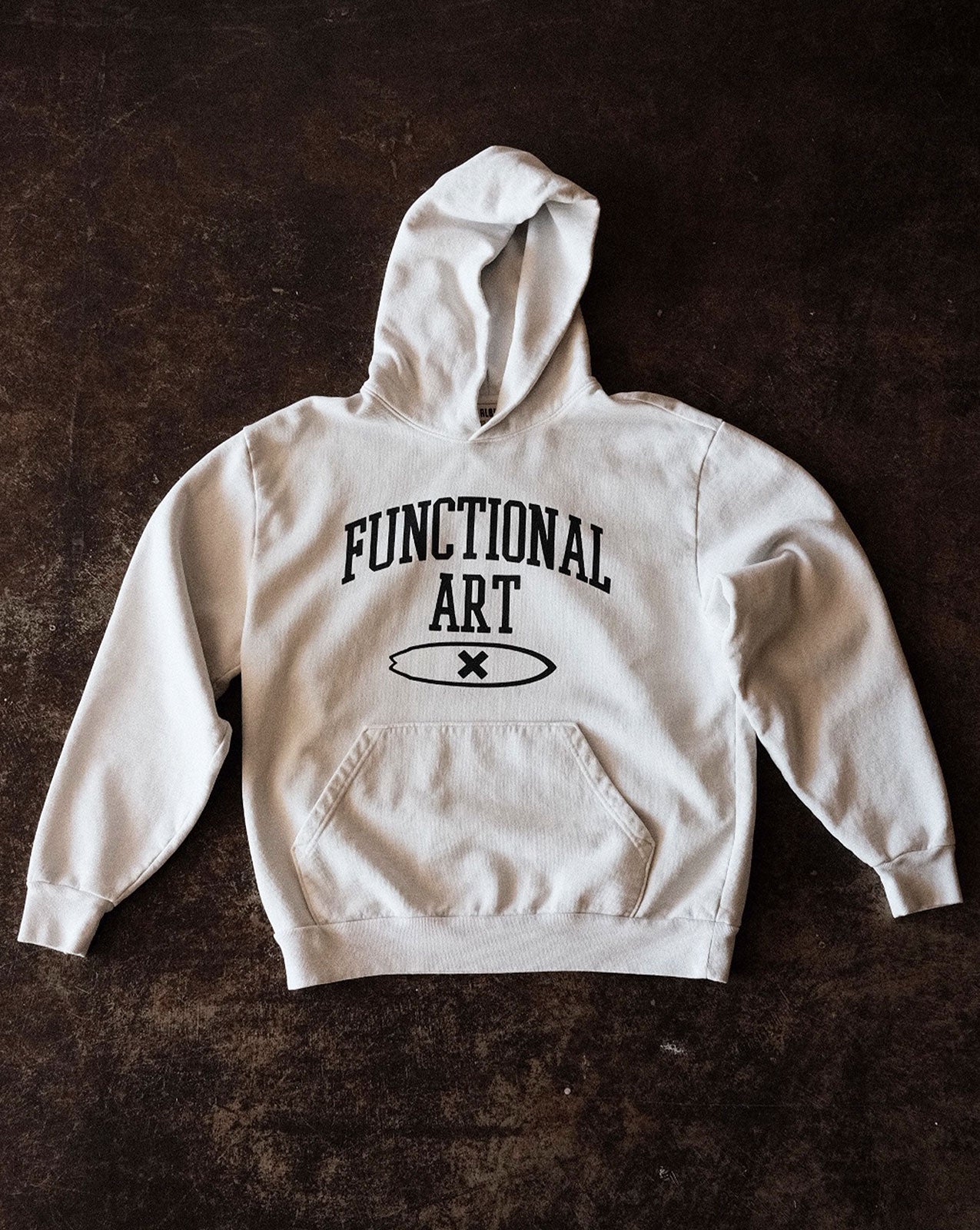 ALBUM FUNCTIONAL ART HOODIE - VINTAGE WHITE