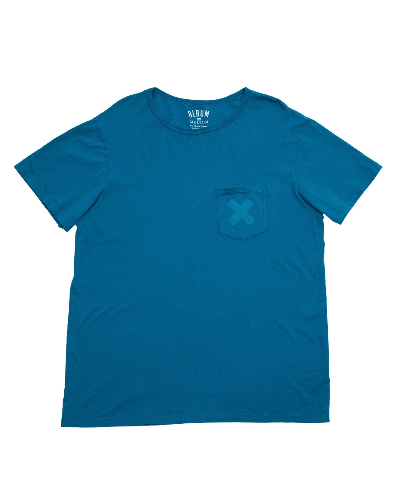 ALBUM X POCKET TEE - BLUE
