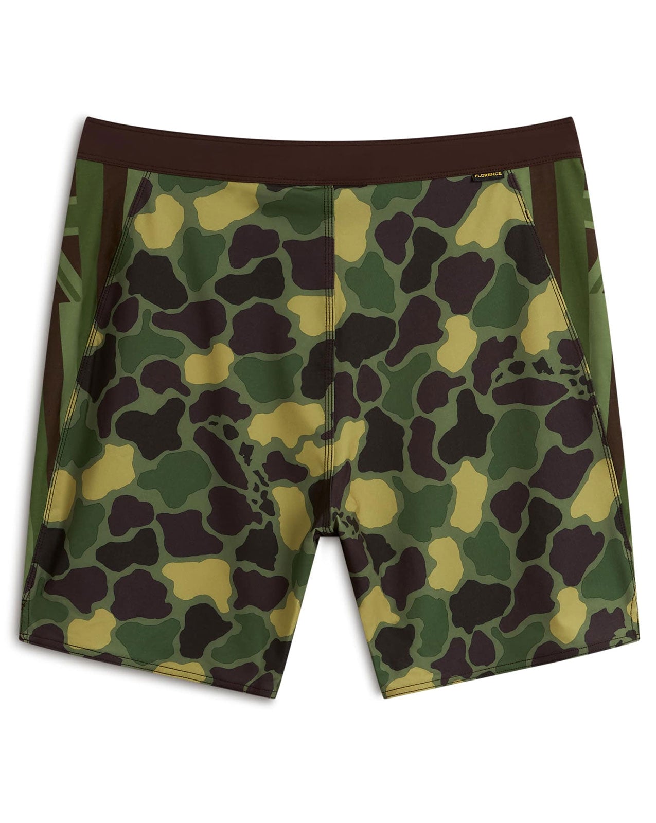 F1 PRO HAWAII CAMO BOARDSHORTS - TROPICAL GREEN CAMO