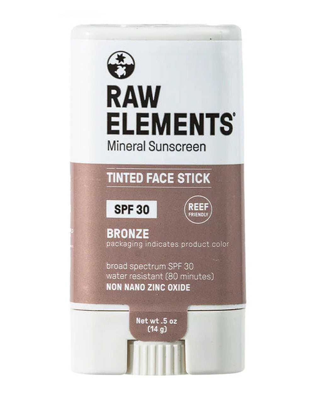 RAW ELEMENTS TINTED FACE STICK SPF 30 - BRONZE