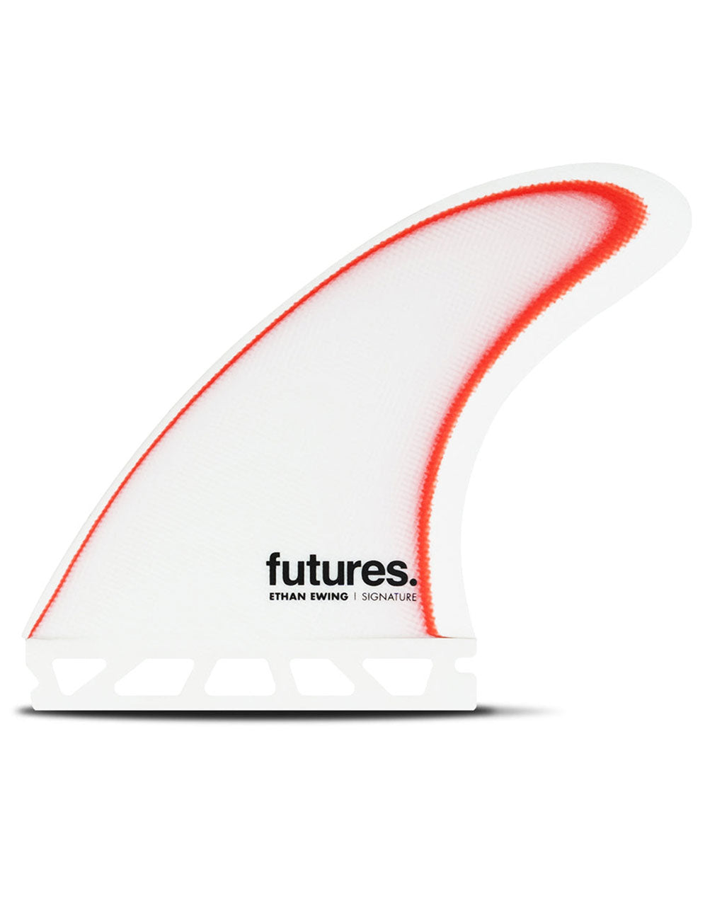 FUTURES. ETHAN EWING LARGE THRUSTER - WHITE/RED