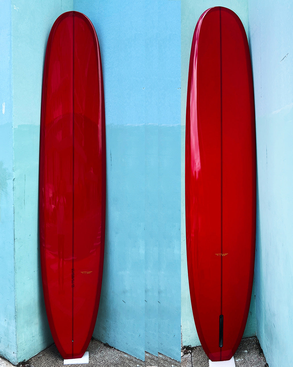 PERFORMANCE LOG - 9'05" X 22 1/2 X 2 7/8, POLISH DARK RED