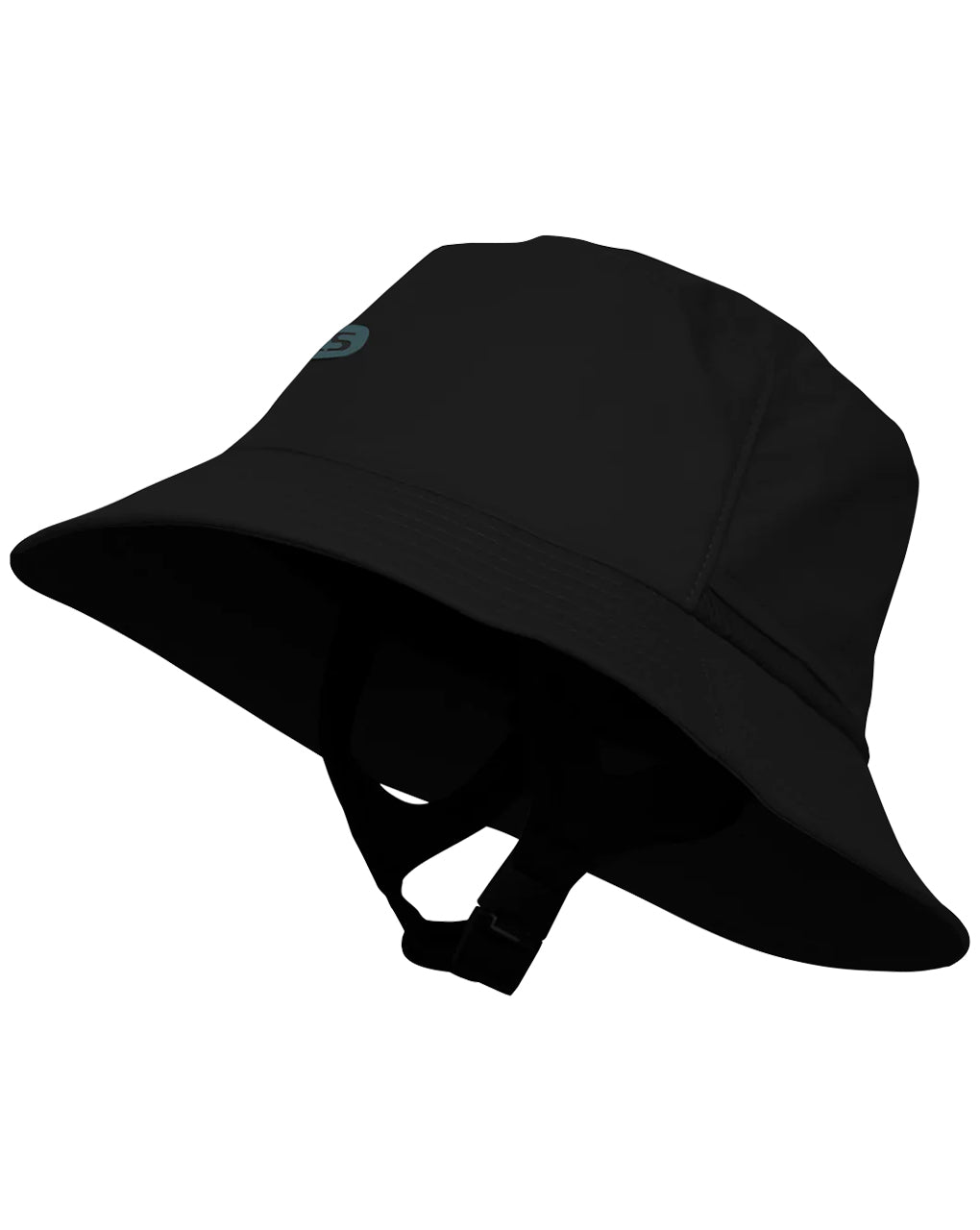 FCS ESSENTIAL SURF BUCKET HAT - BLACK/TEAL