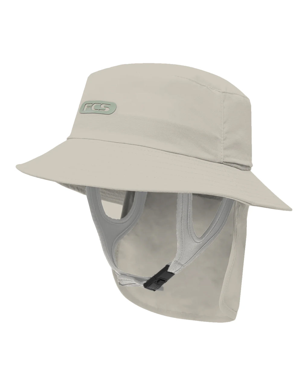FCS ESSENTIAL SURF BUCKET HAT - WARM GREY