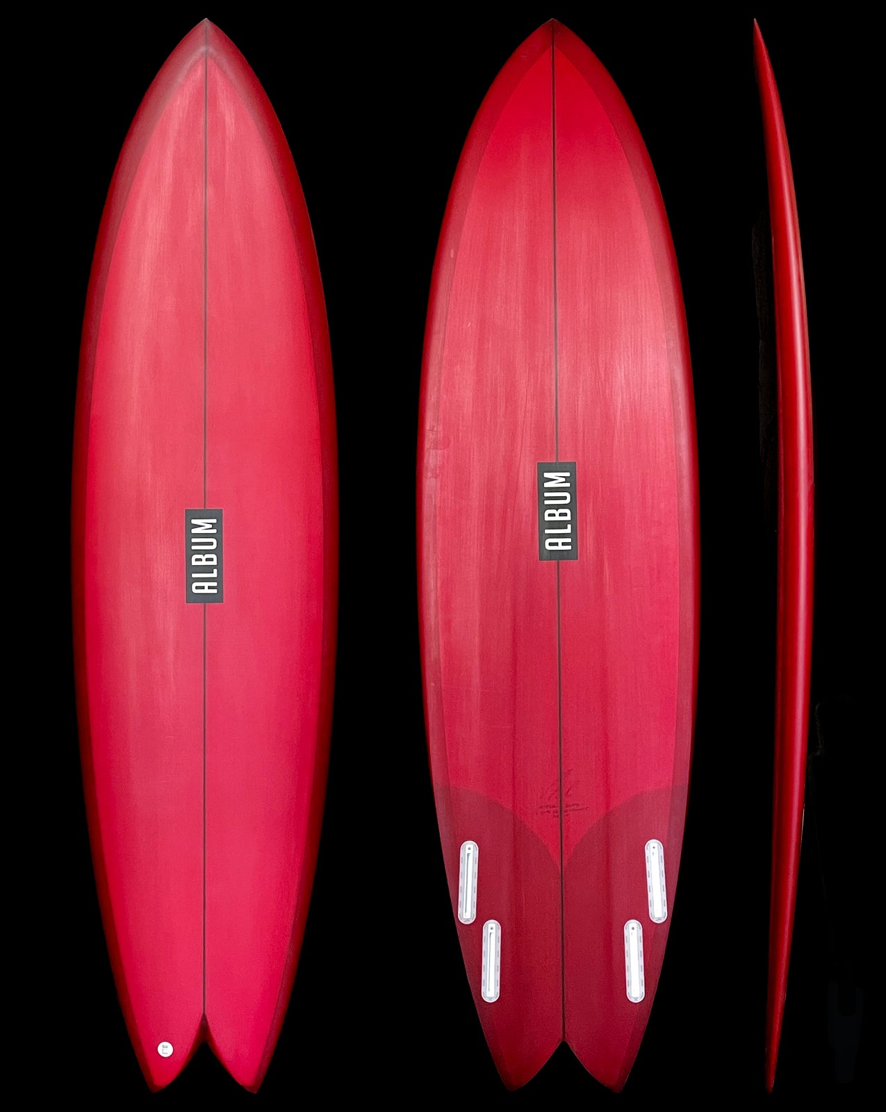 VESPER - 6'06" X 20.75 X 2.6, 40.5L FUTURES CHERRY TINT
