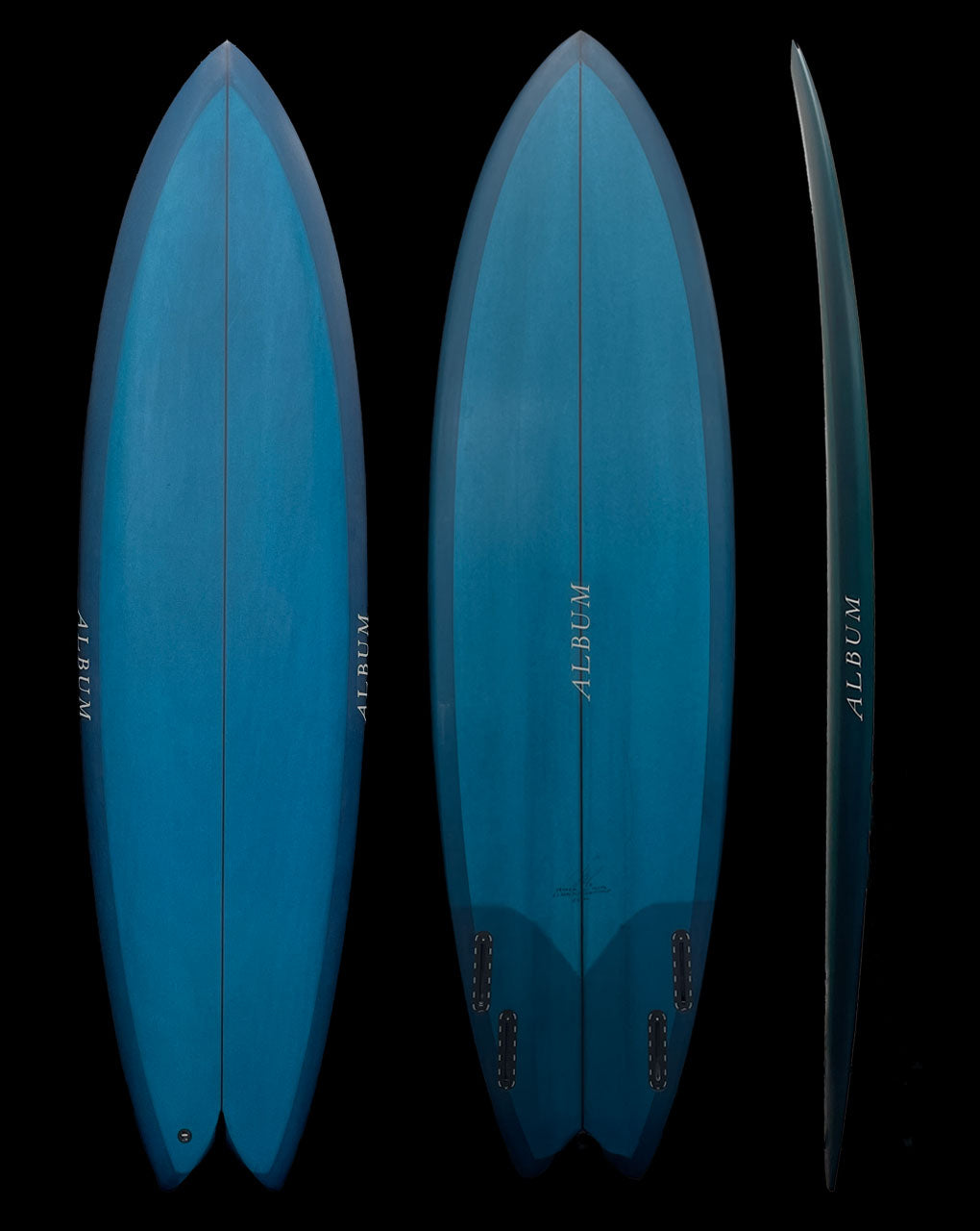 VESPER - 6'6" X 20.75 X 2.66, 43.3L FUTURES DARK BLUE TINT