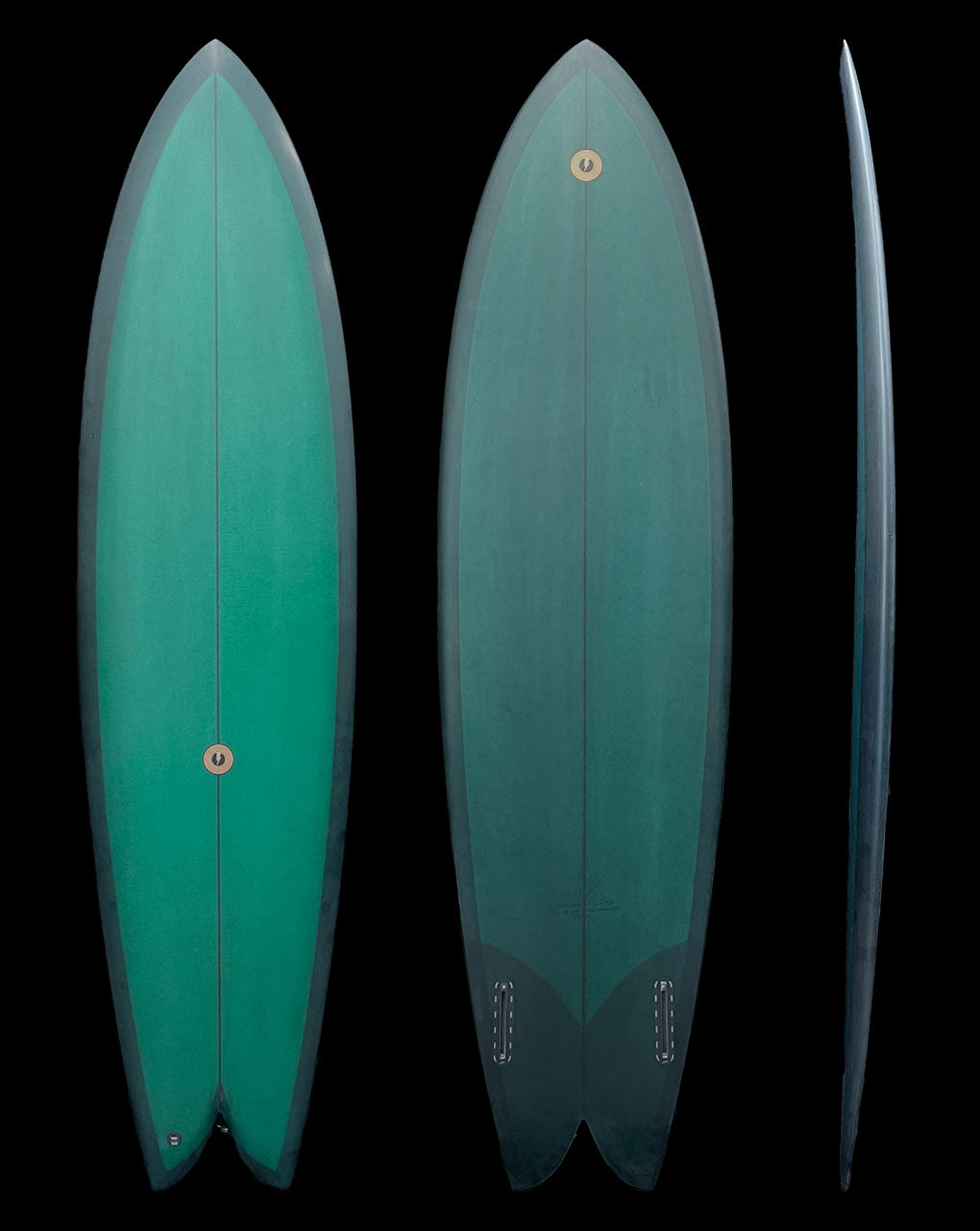 MOONSTONE - 6'2" X 19 X 2.5, 33.7L FUTURES DARK BLUE TINT