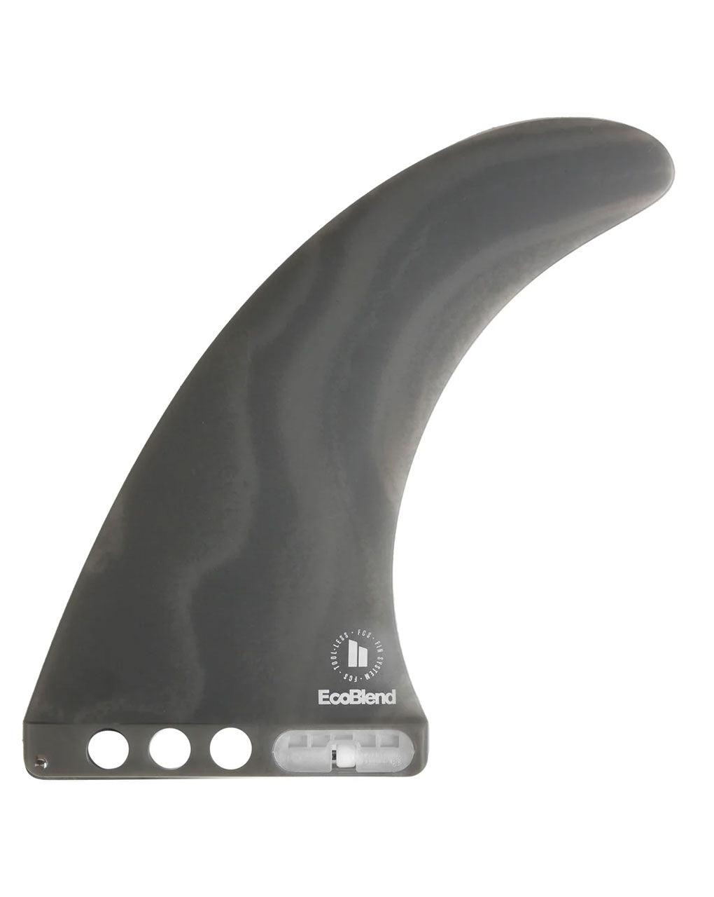 FCS II CONNECT LONGBOARD FIN 8" ECO NEO GLASS - SMOKE