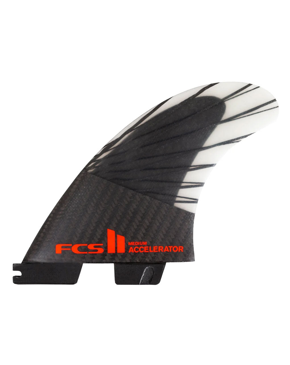 FCS II ACCELERATOR MEDIUM TRI FINS PC CARBON+AIR CORE