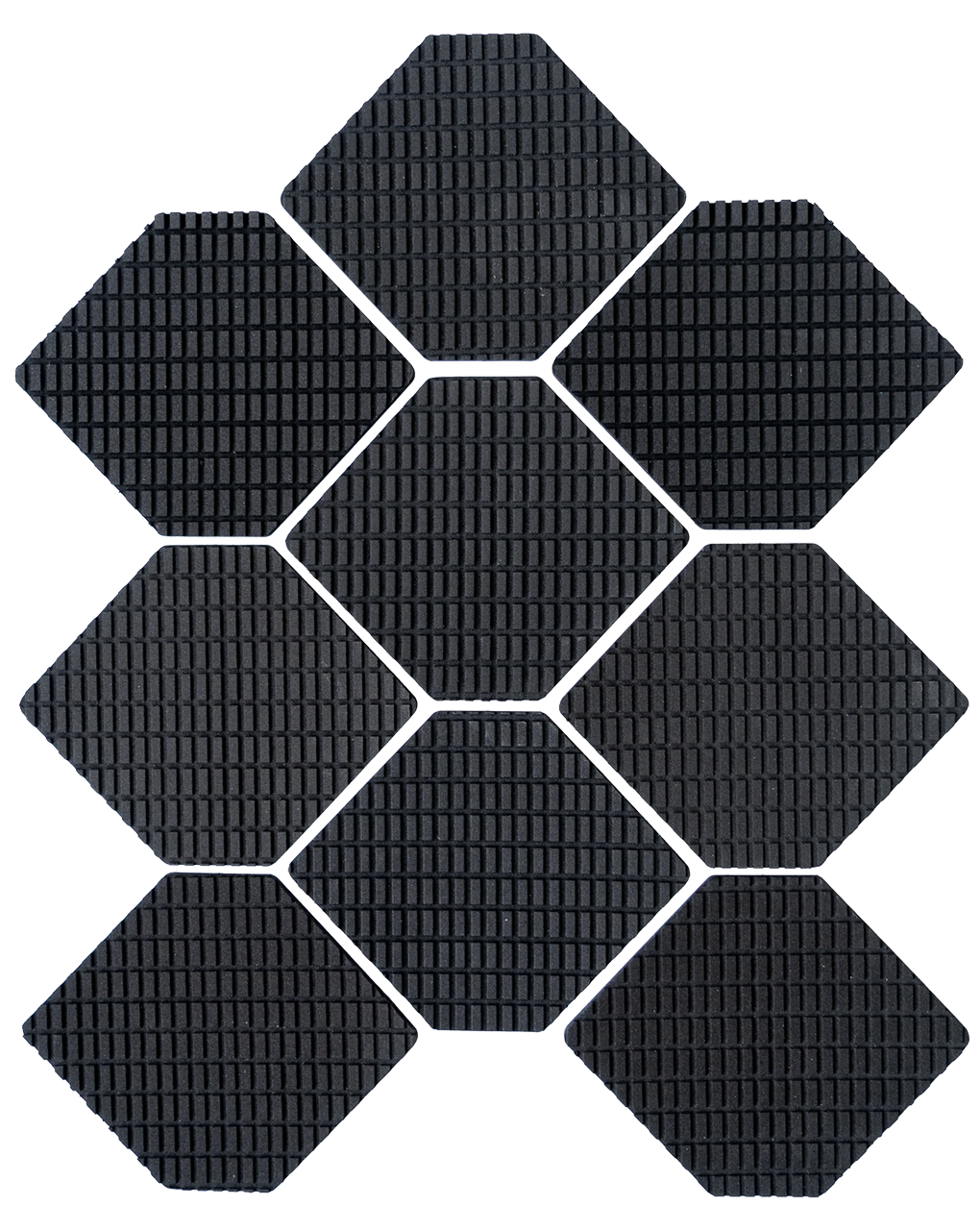 FIREWIRE HEX EXPANDER TRACTION PAD - BLACK