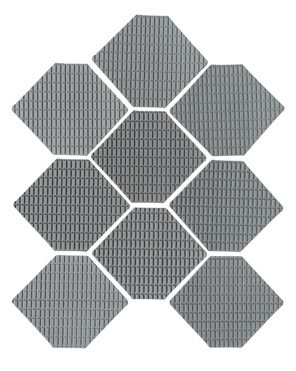 FIREWIRE HEX EXPANDER TRACTION PAD - GREY
