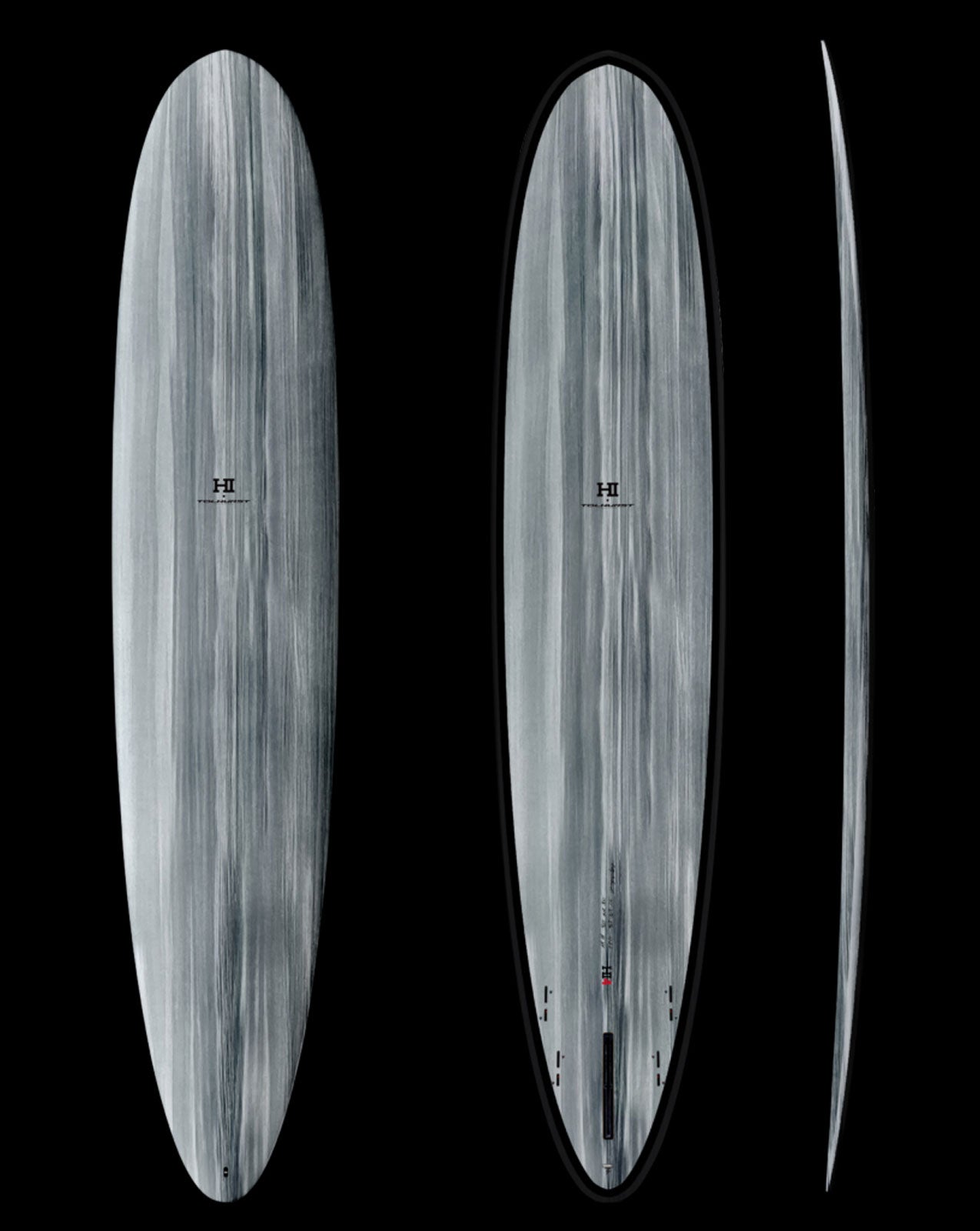 THUNDERBOLT BLACK HI4 - 9'1" X 22 9/16 X 2 3/4, 64.5L GREY/CARBON 4+1 FCS2