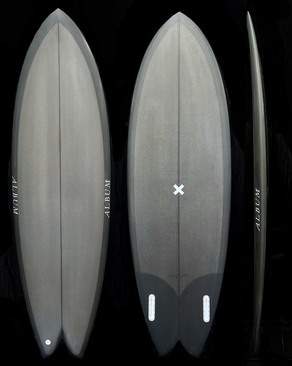 LIGHTBENDER - 5'09" X 20.63 X 2.63, 35L FUTURES GUNMETAL GREY
