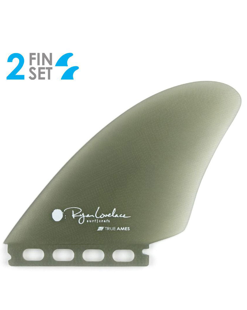 TRUE AMES LOVELACE PIGGYBACK KEEL - SMOKE, FUTURES COMPATIBLE