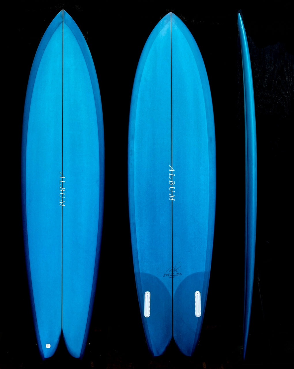 MOONSTONE - 6'06" X 19.75 X 2.63, 39.5L FUTURES BLUE