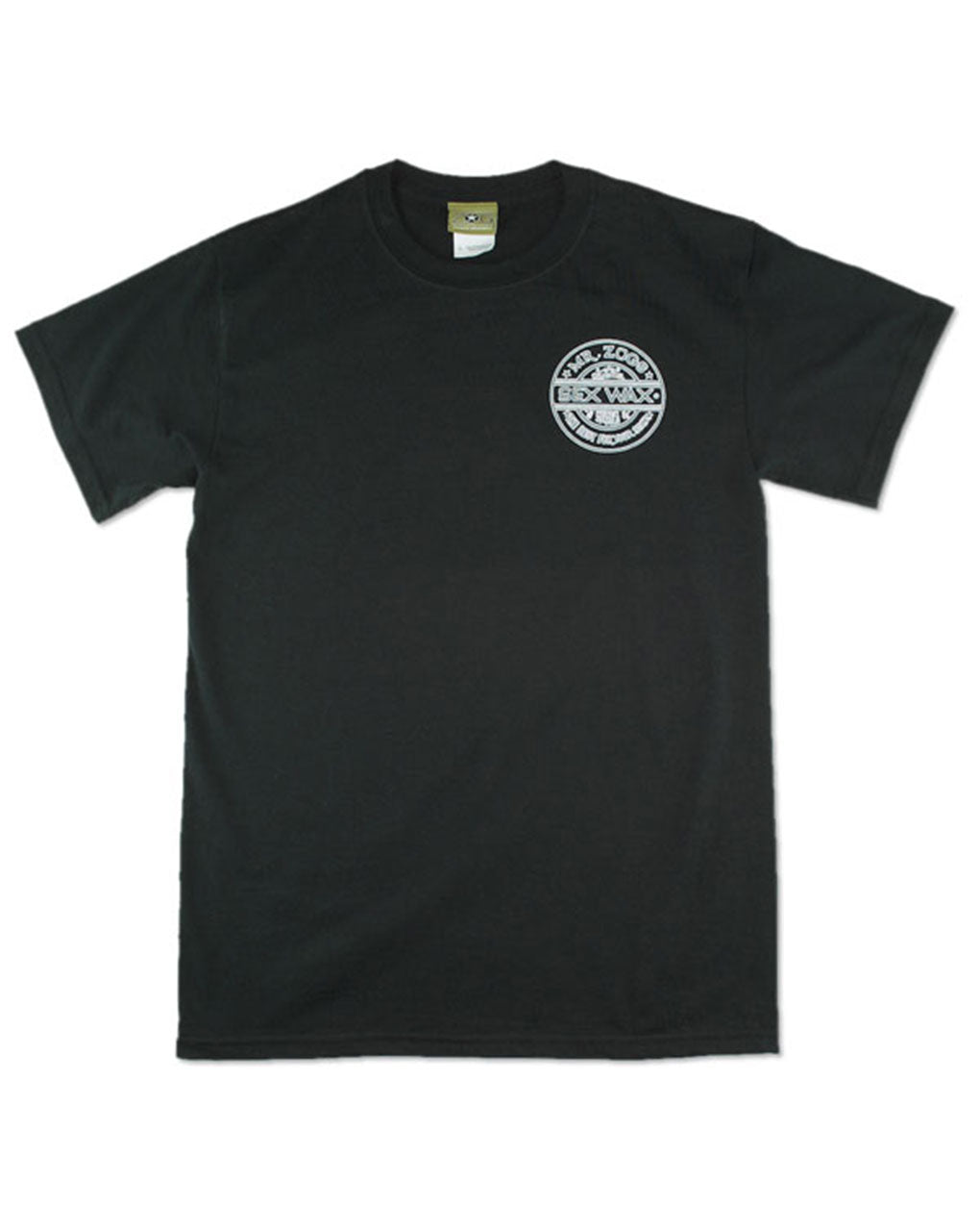 SEX WAX PINSTRIPE SHORT SLEEVE TEE - BLACK