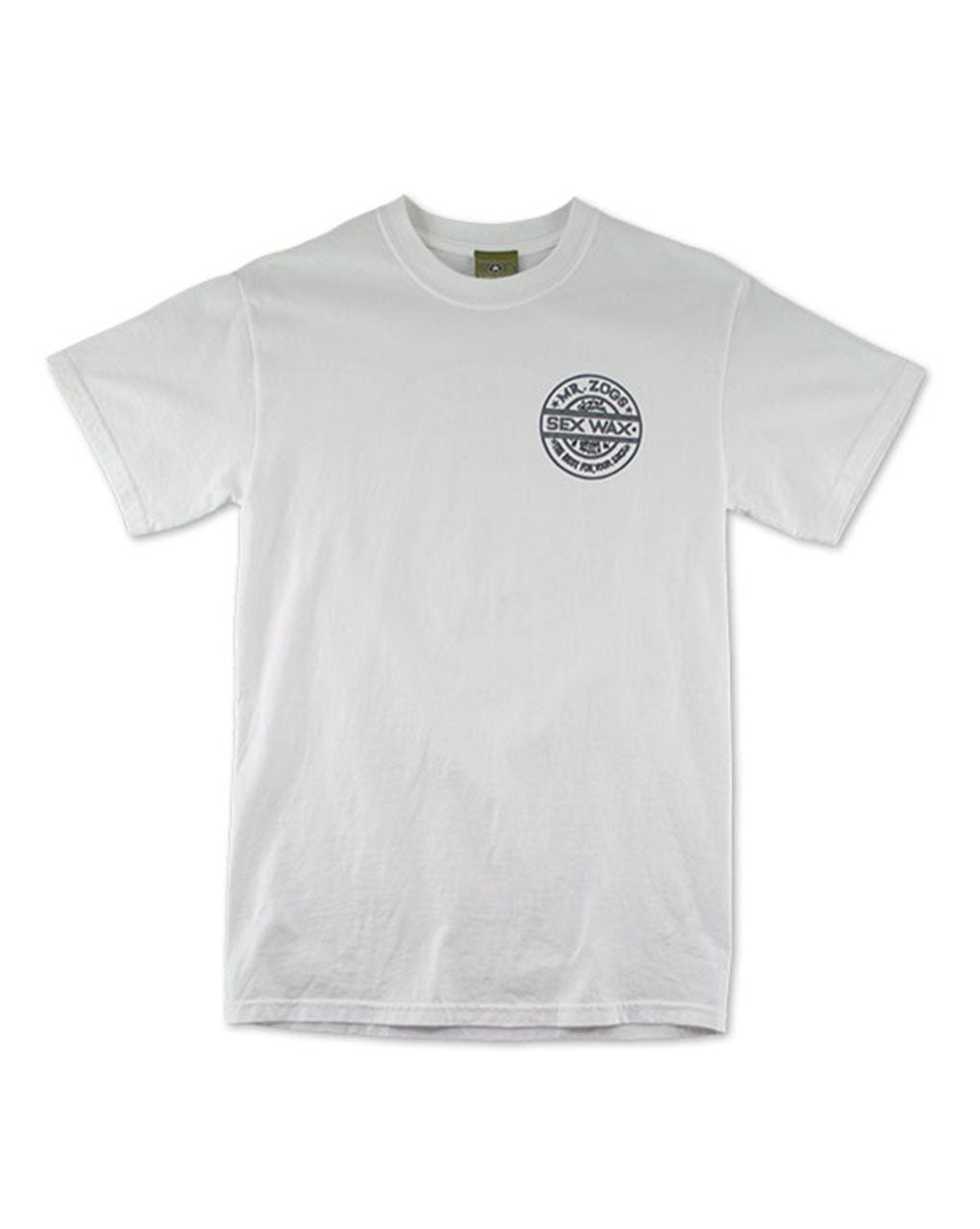 SEX WAX PINSTRIPE SHORT SLEEVE TEE - WHITE