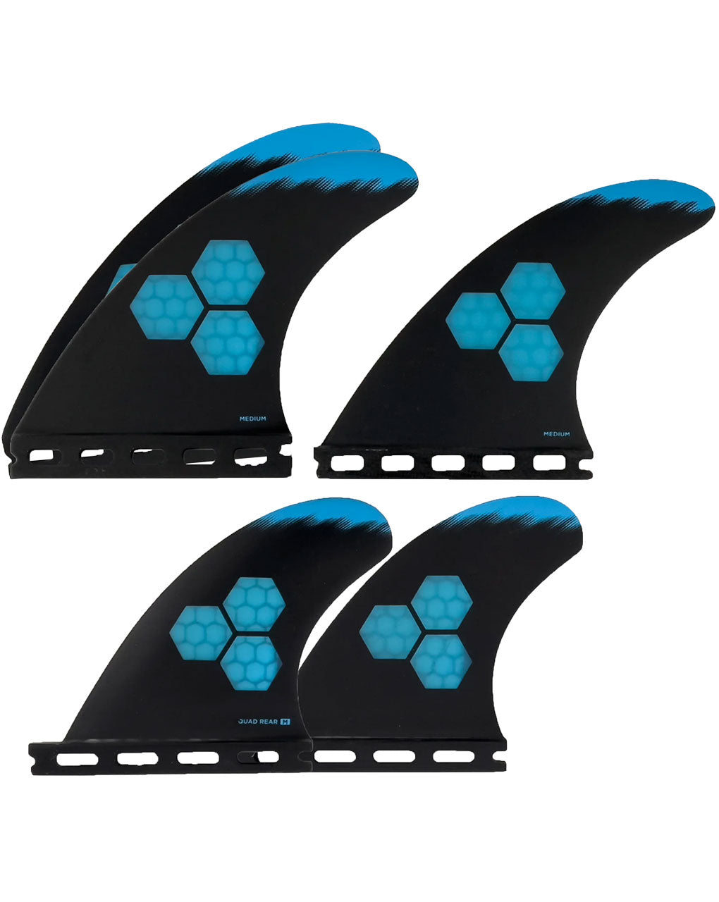 CI TECH 1 FIN 1 TAB MEDIUM 5 FIN - BLUE
