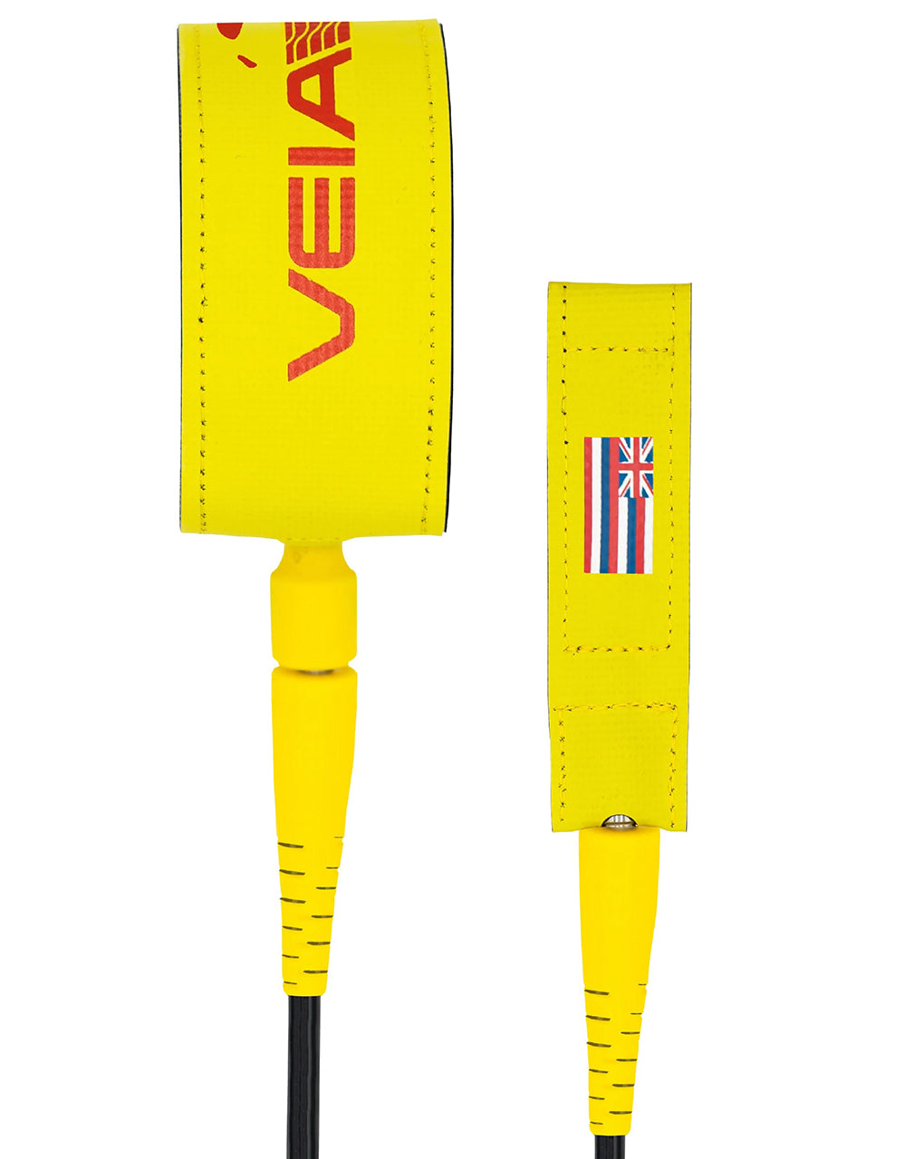 VEIA JJF PRO 6' with 7.5mm CORD HAWAII EDITION LEASH (2025) - YELLOW/NIGHT